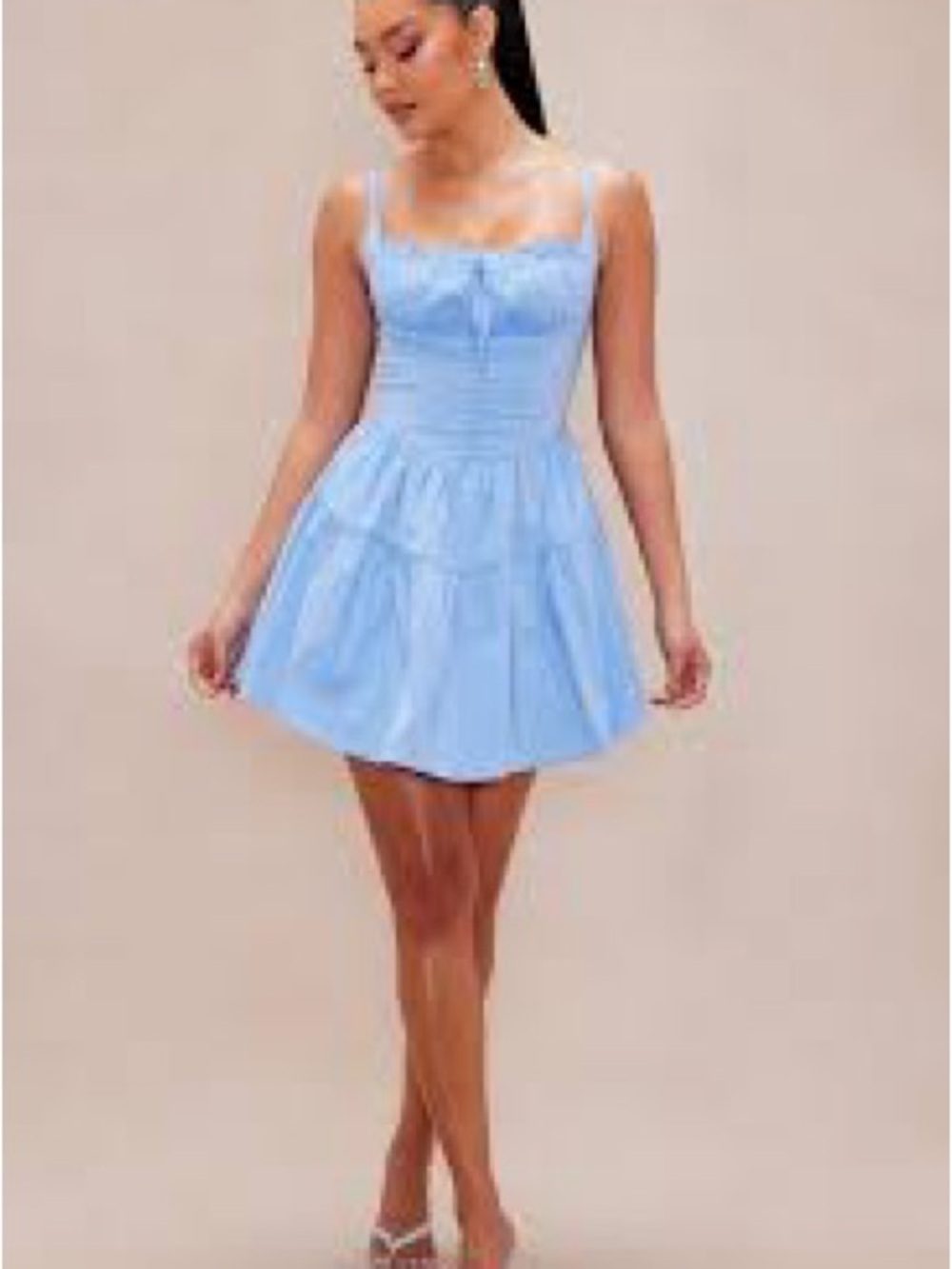 Fashion Nova blue dress XS